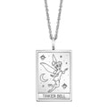 Disney X RockLove PETER PAN Tinker Bell Tablet Necklace - Sterling Silver