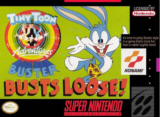 Tiny Toon Adventures: Buster Busts Loose! (Super Nintendo) - Game Manual Only