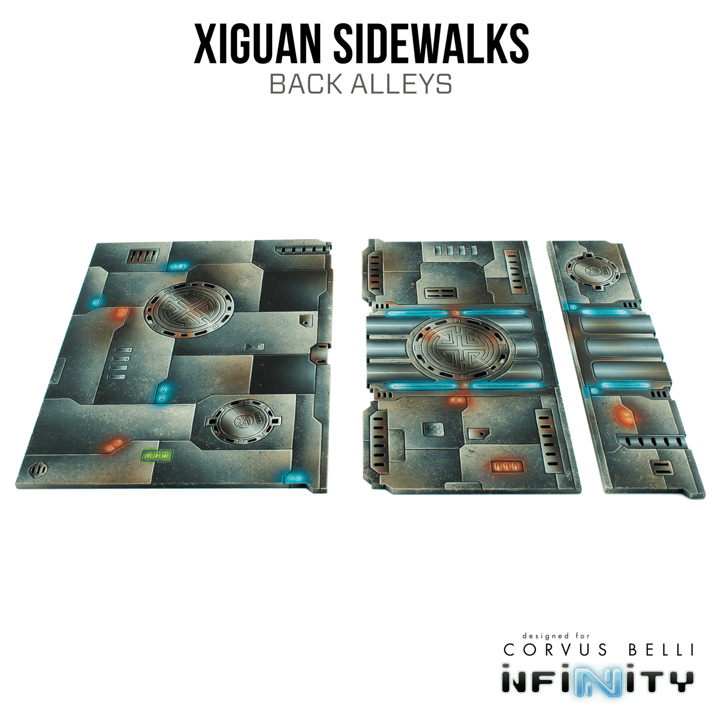 Xiguan Sidewalk - Back Alleys - Bare MDF
