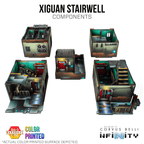 Xiguan Components - Stairwell - Left Entrance / Color Printed