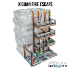 Xiguan Fire Escape - Back Alley / Color Printed