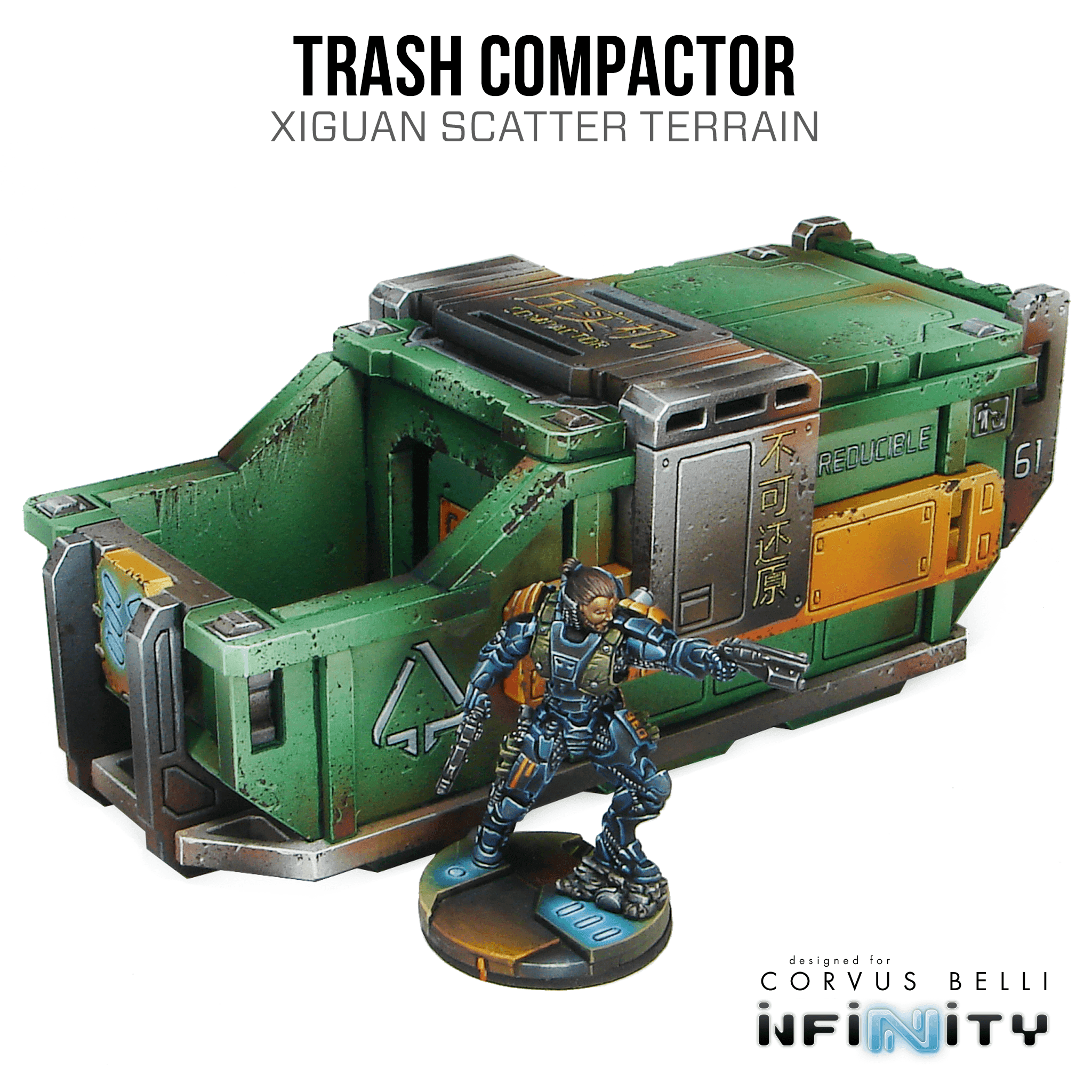 Xiguan Compactor - Bare MDF / Recycle