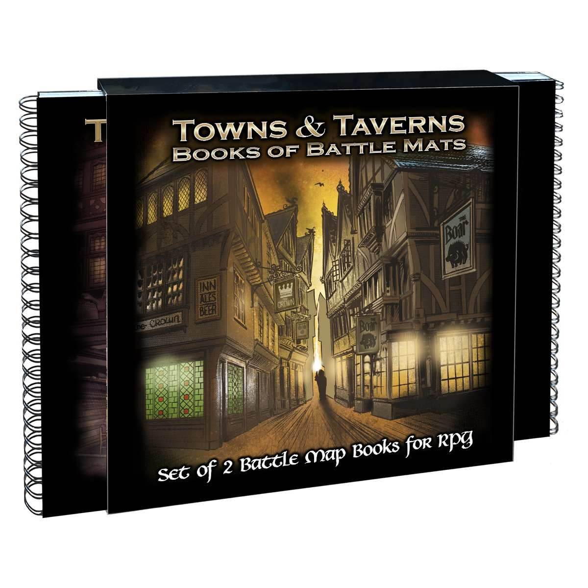 Books of Battle Mats: Towns & Taverns - 