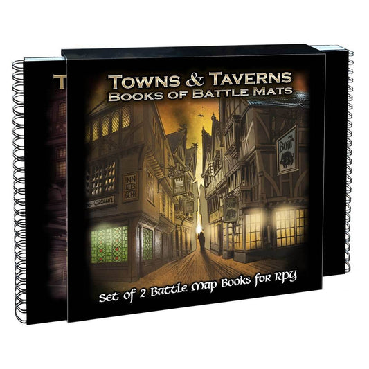Books of Battle Mats: Towns & Taverns - 