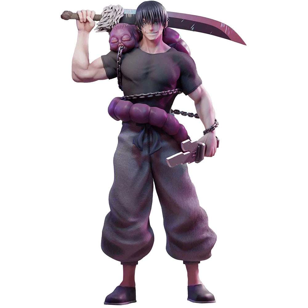 Toji Fushiguro Anime Figurine, Jujutsu Kaisen JJK Collectible Figures Strongest Warrior Standing Pose PVC Action Toys 22 cm