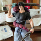 Toji Fushiguro Anime Figurine, Jujutsu Kaisen JJK Collectible Figures Strongest Warrior Standing Pose PVC Action Toys 22 cm