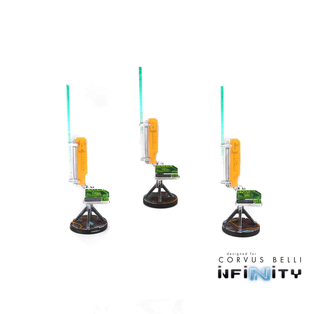 Tracking Beacon - 3 Pack / Fluorescent Orange