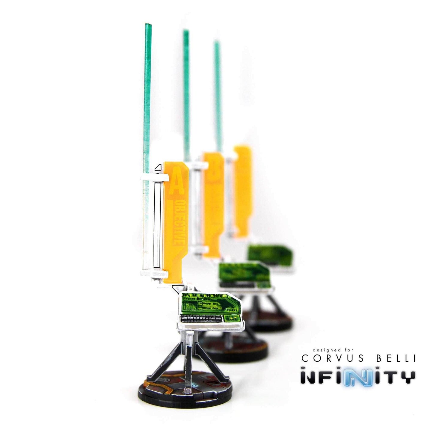 Tracking Beacon - 3 Pack / Fluorescent Orange