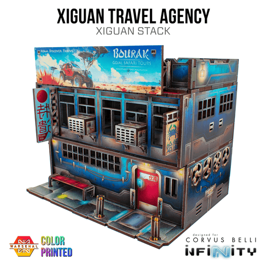 Xiguan Stacks - Travel Agency - Color Printed