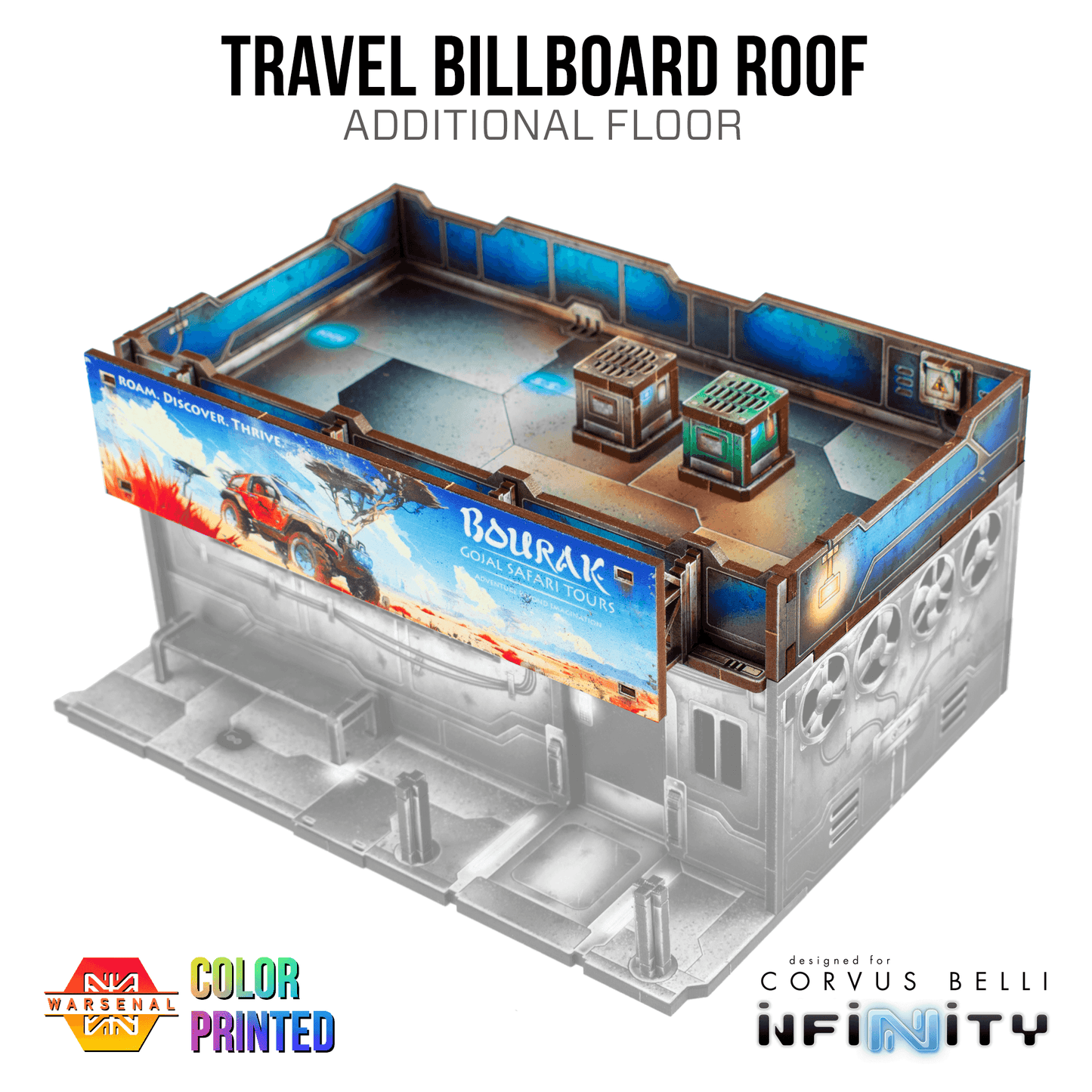Xiguan Components - Roofs - Travel Billboard Roof / Color Printed