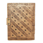 Tree Goddess Leather Journal with Latch Closure - 