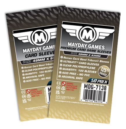 Tribune Card Sleeves (49x93mm) Standard 7112 or Premium 7138