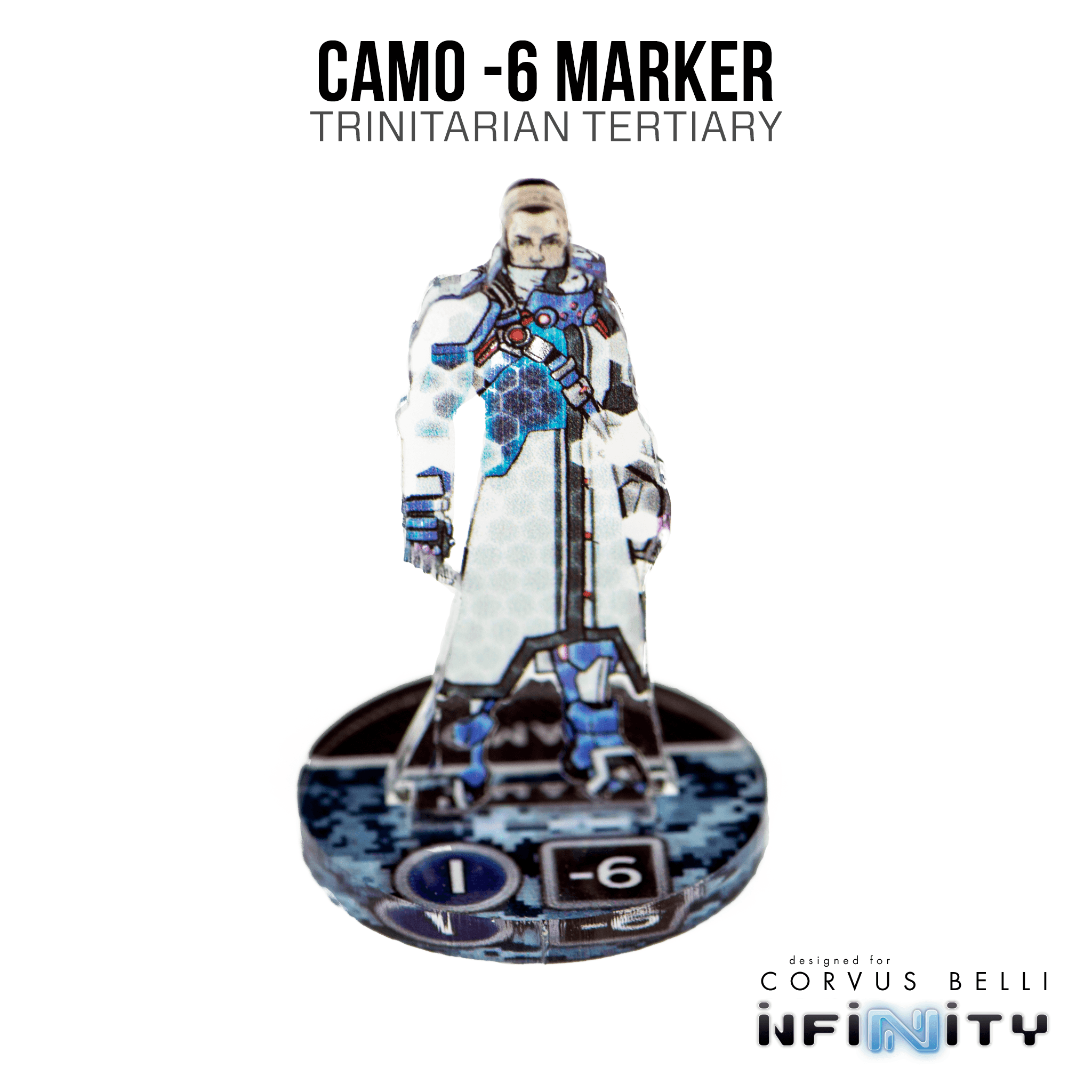 Infinity 3D Markers - Trinitarian Tertiary (Camo -6, 25mm)