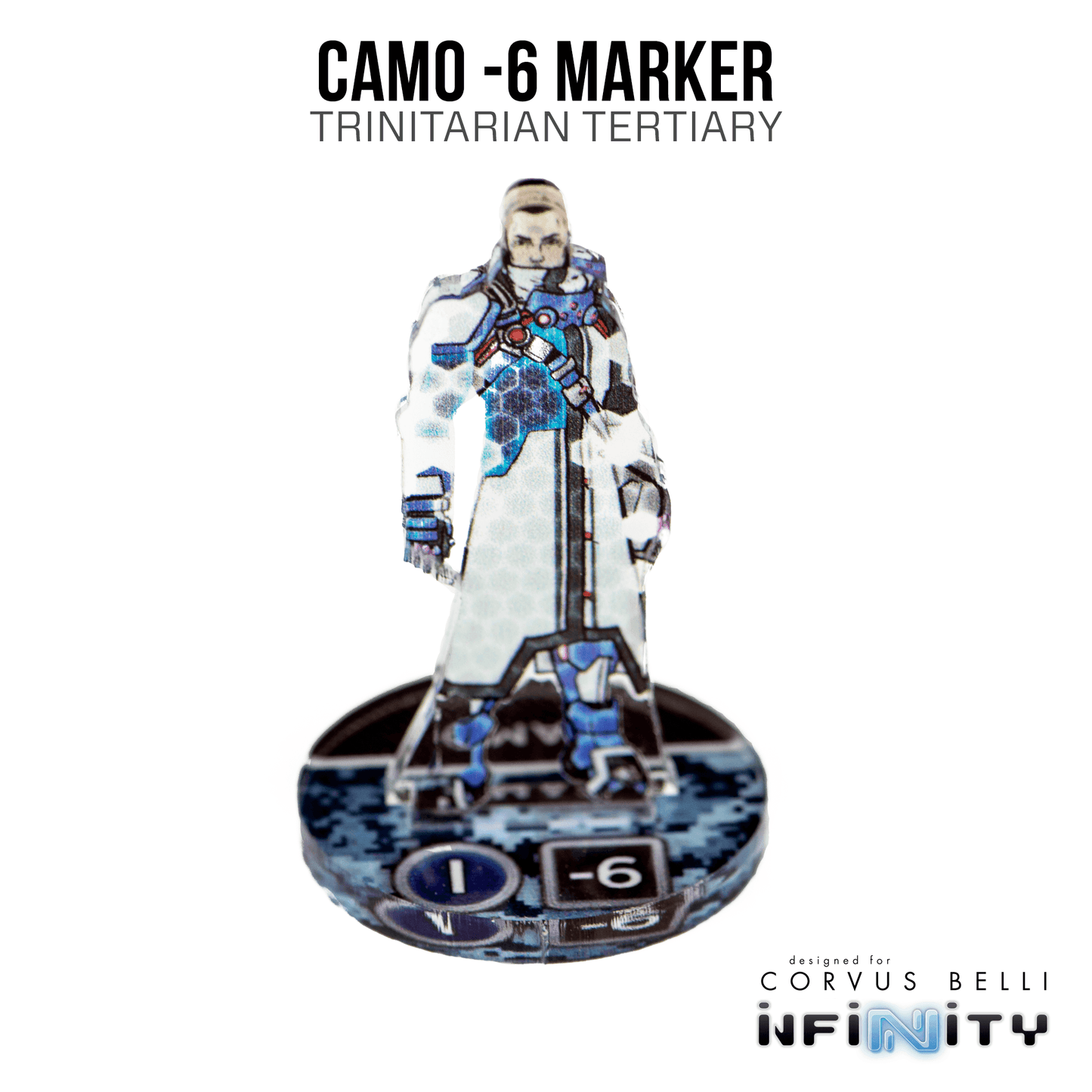 Infinity 3D Markers: Trinitarian Tertiary (25mm Camo -6) - A
