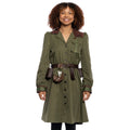 Women's Miss Trunchbull Dress Coat Jacket and Belt Halloween Costume Cosplay