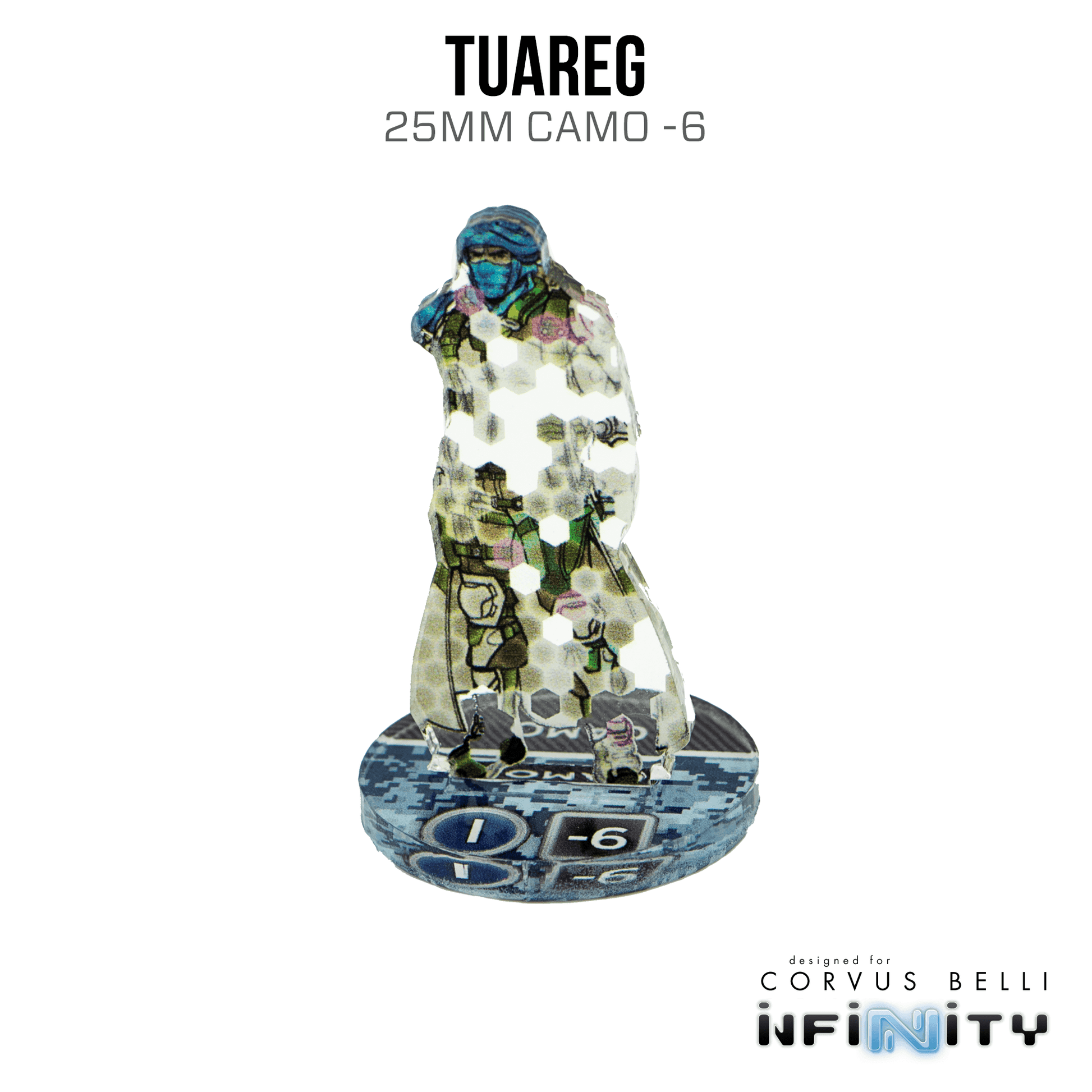 Infinity 3D Markers: Tuareg (25mm Camo -6) - A