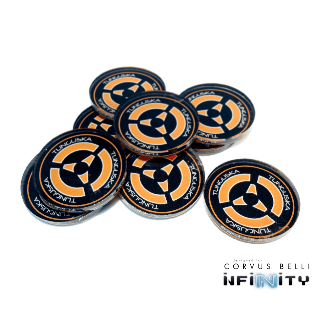 Full Color Infinity Faction Markers, 25mm (Bag of 10) - Tunguska / 25mm