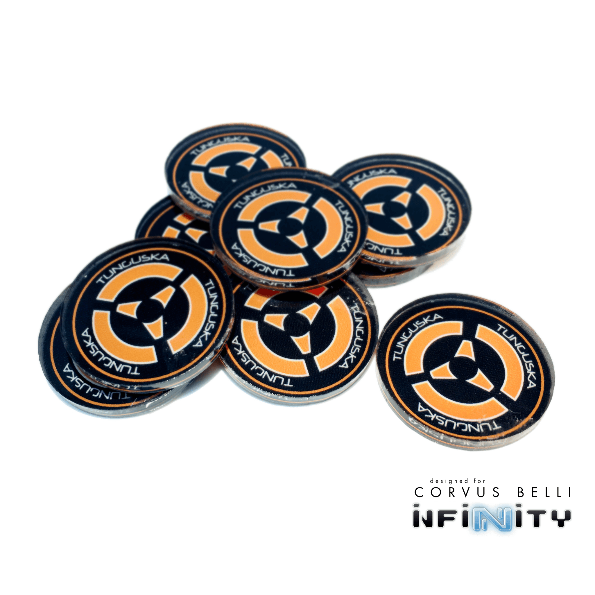 Full Color Infinity Faction Markers, 25mm (Bag of 10) - Tunguska / 25mm