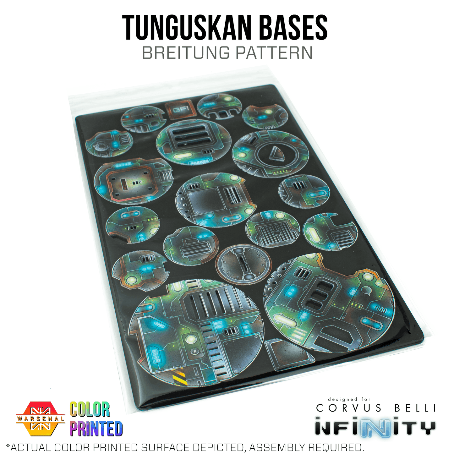 Tunguskan Bases [Color Printed] - Red