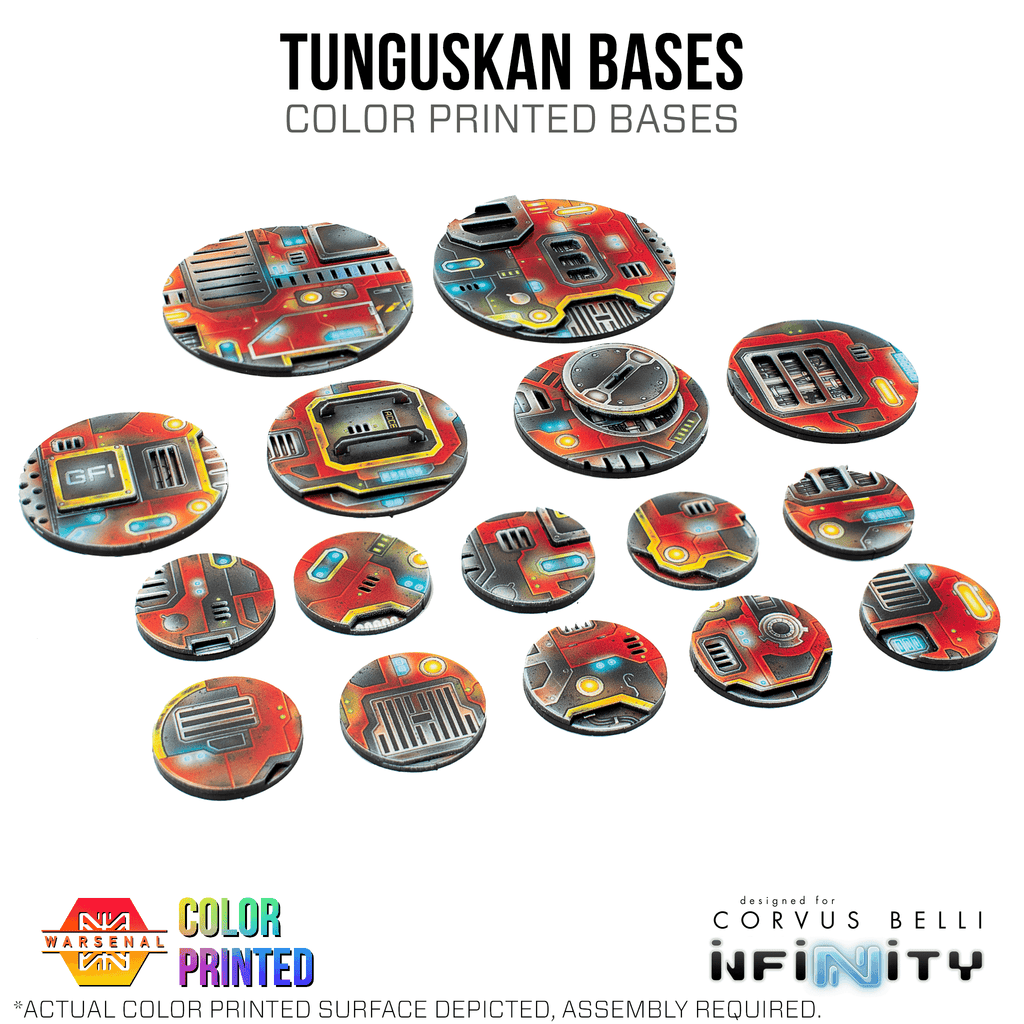 Tunguskan Bases [Color Printed] - Red
