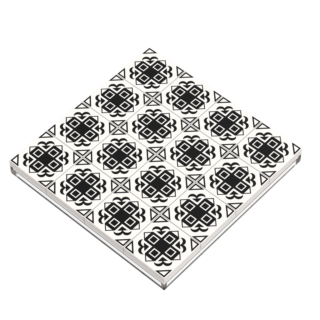 Turkish Kitchen Flooring / Wallpaper #4 - B3 Customs® Printed 2x2 Tile - 