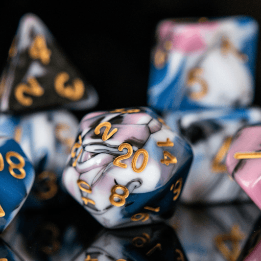 Twisted Dreams Acrylic Dice Set - 