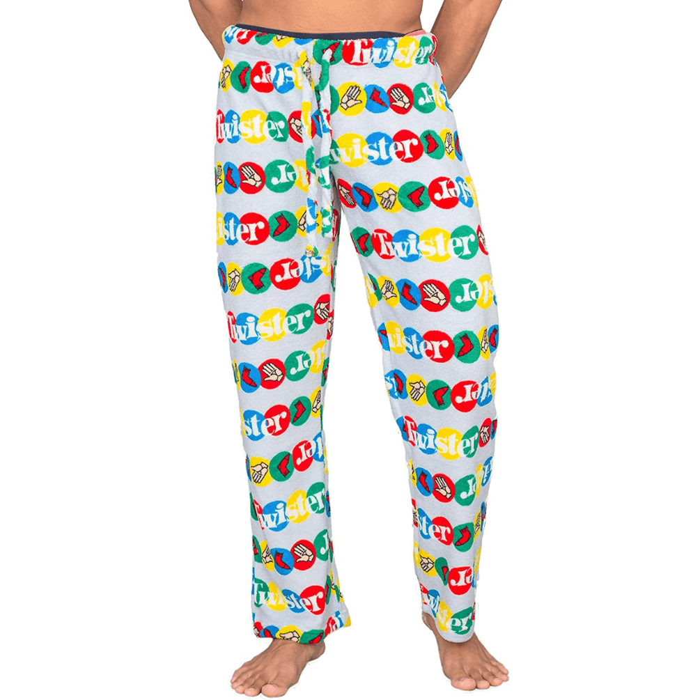 Underboss Twister Game All Over Print Plush Pajama Lounge Pants - S