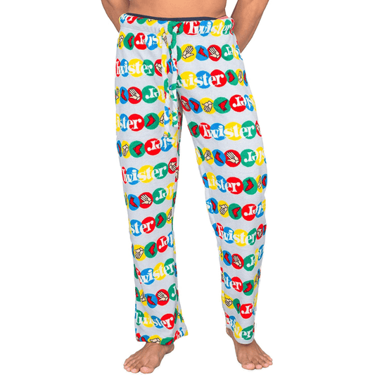 Underboss Twister Game All Over Print Plush Pajama Lounge Pants - S