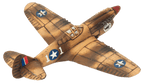 Flames of War: American P-40 Warhawk Fighter Flight (Mid War) - 