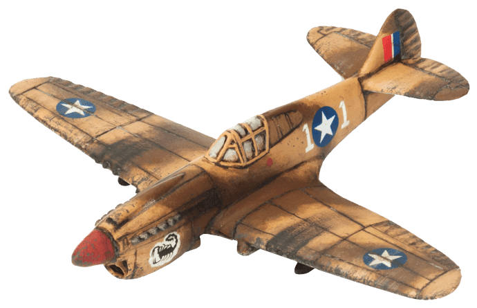 Flames of War: American P-40 Warhawk Fighter Flight (Mid War) - 