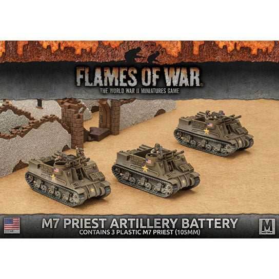 Flames of War: American M7 Priest Armored Artillery Battery (Mid War) - 