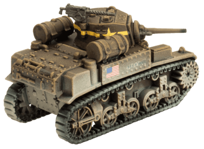 Flames of War: American M3 Stuart Light Tank Platoon (Mid War) - 