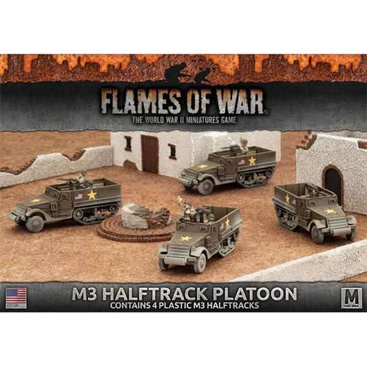 Flames of War: American M3 Halftrack Platoon (Mid War) - 