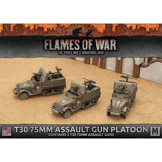 Flames of War: American T30 75mm Assault Gun Platoon (Mid War) - 