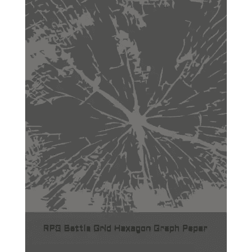 RPG Battle Grid Hexagon Graph Paper: Honeycomb Hex Tiles for Tactical Game Strategy Planning - Paperback - 