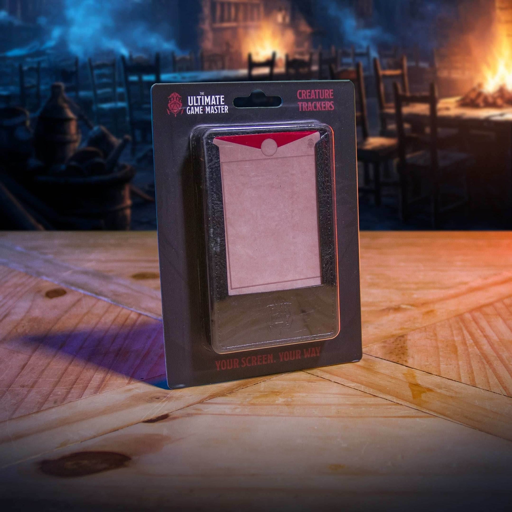 Creature Trackers - Magnetic Combat Organizers for D&D & TTRPG Game Master Screen - Brown