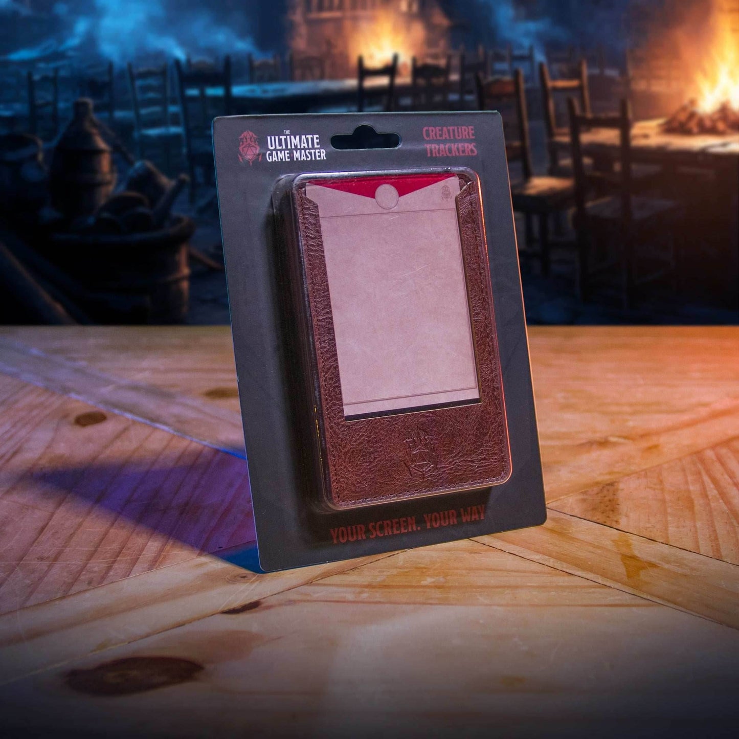 Creature Trackers - Magnetic Combat Organizers for D&D & TTRPG Game Master Screen - Brown