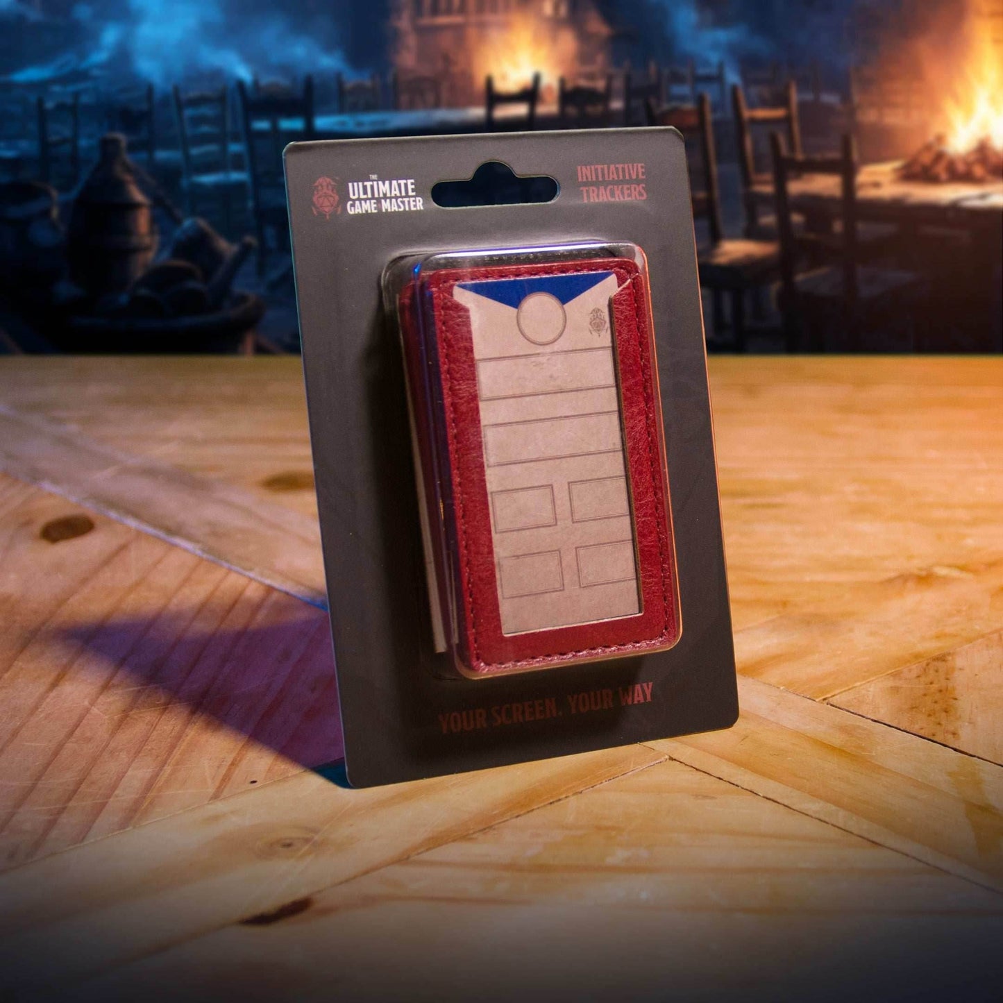 Initiative Trackers - Magnetic Turn Order Cards for D&D 5e and TTRPG Combat Management - Brown