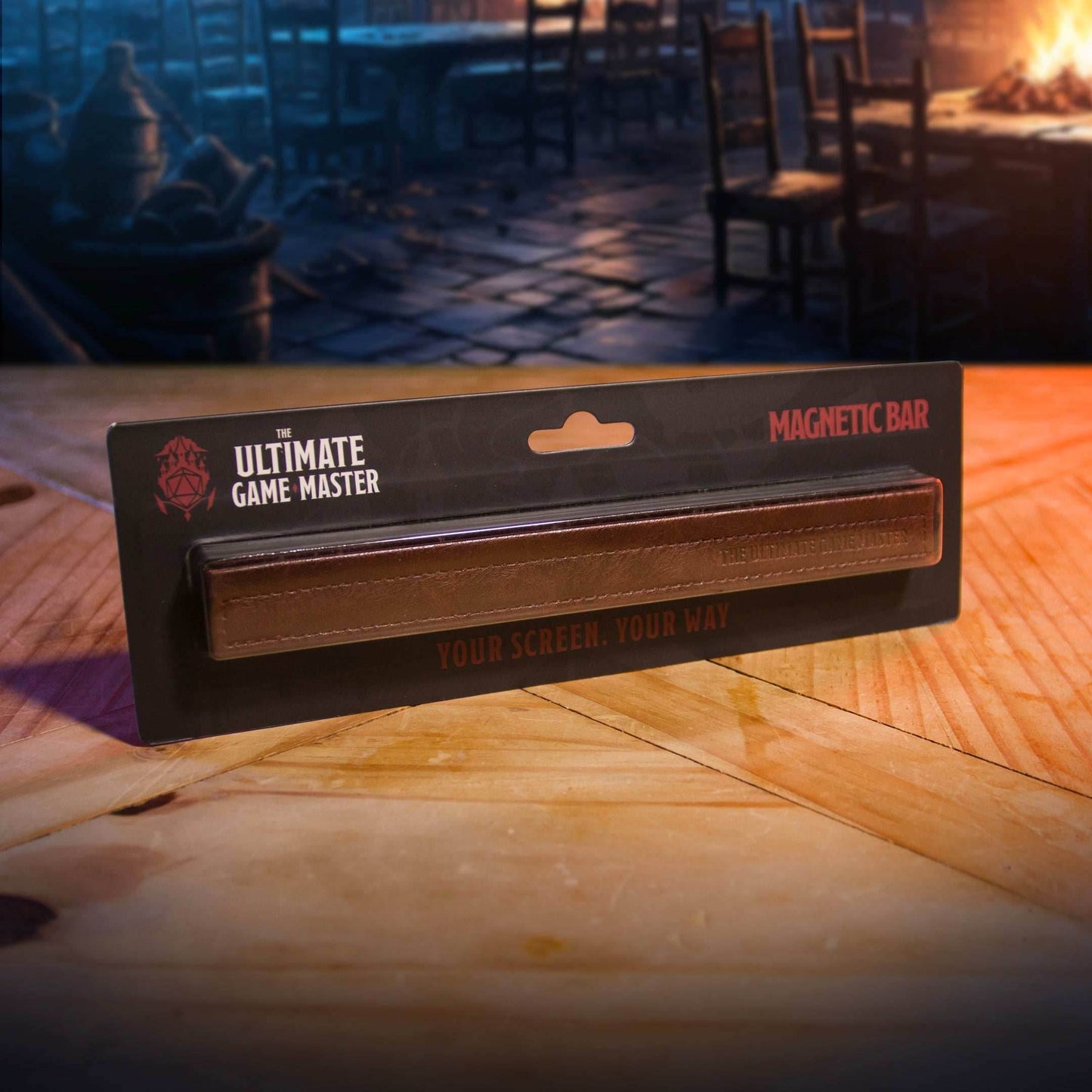 Magnetic Bar Set - Screen Extension Hardware for Ultimate Game Master Screen - Brown