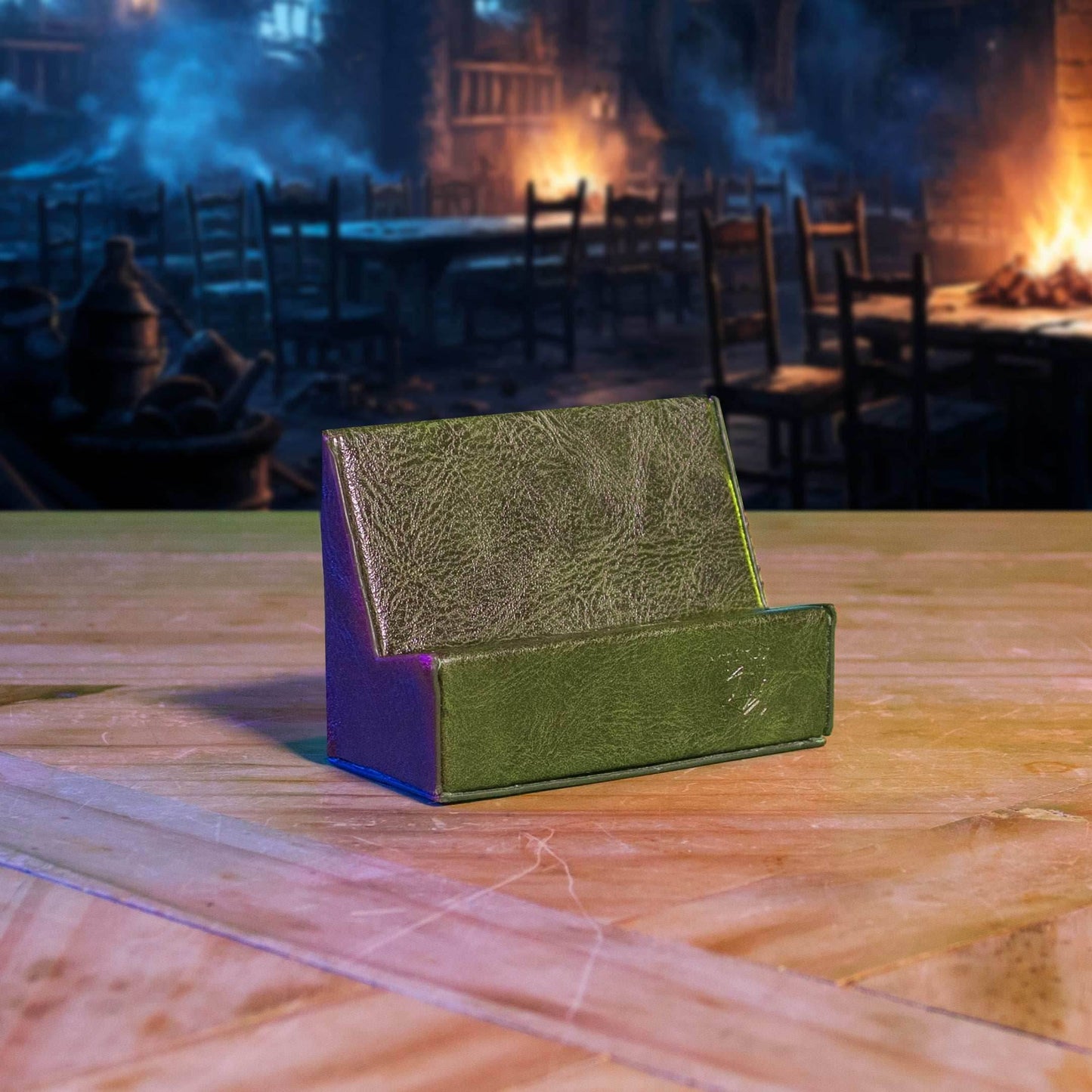 Magnetic Phone Holder - Digital Tools Mount for Game Master Screen & TTRPG Sessions - Green