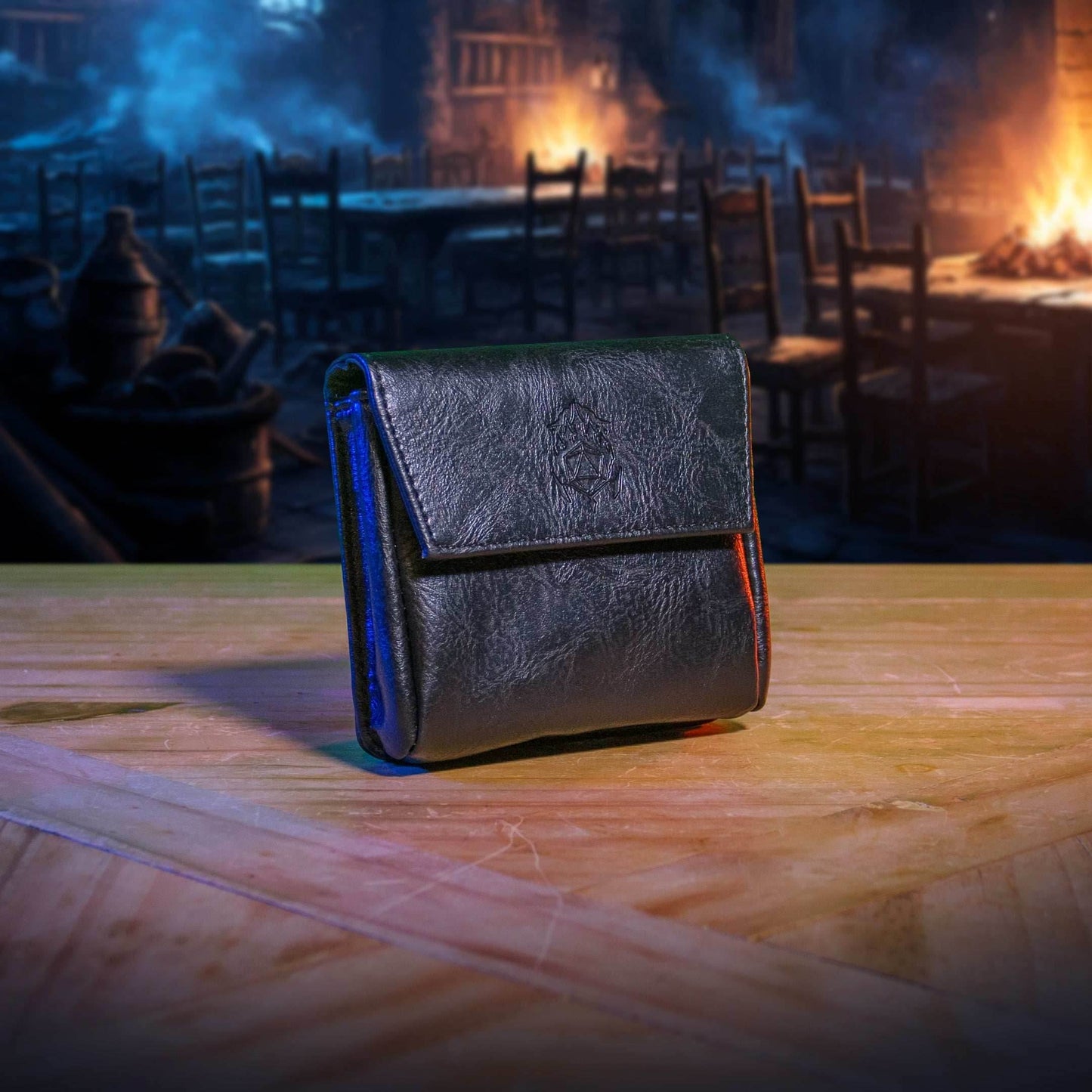 Small Magnetic Pouch - Compact Storage for DM Screen Accessories & Dice - Brown