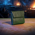 Small Magnetic Pouch - Compact Storage for DM Screen Accessories & Dice - Green