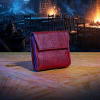 Small Magnetic Pouch - Compact Storage for DM Screen Accessories & Dice - Red