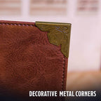 Ultimate Game Master Screen - Magnetic Modular DM Screen for D&D, Pathfinder & TTRPGs - Portrait / Brown