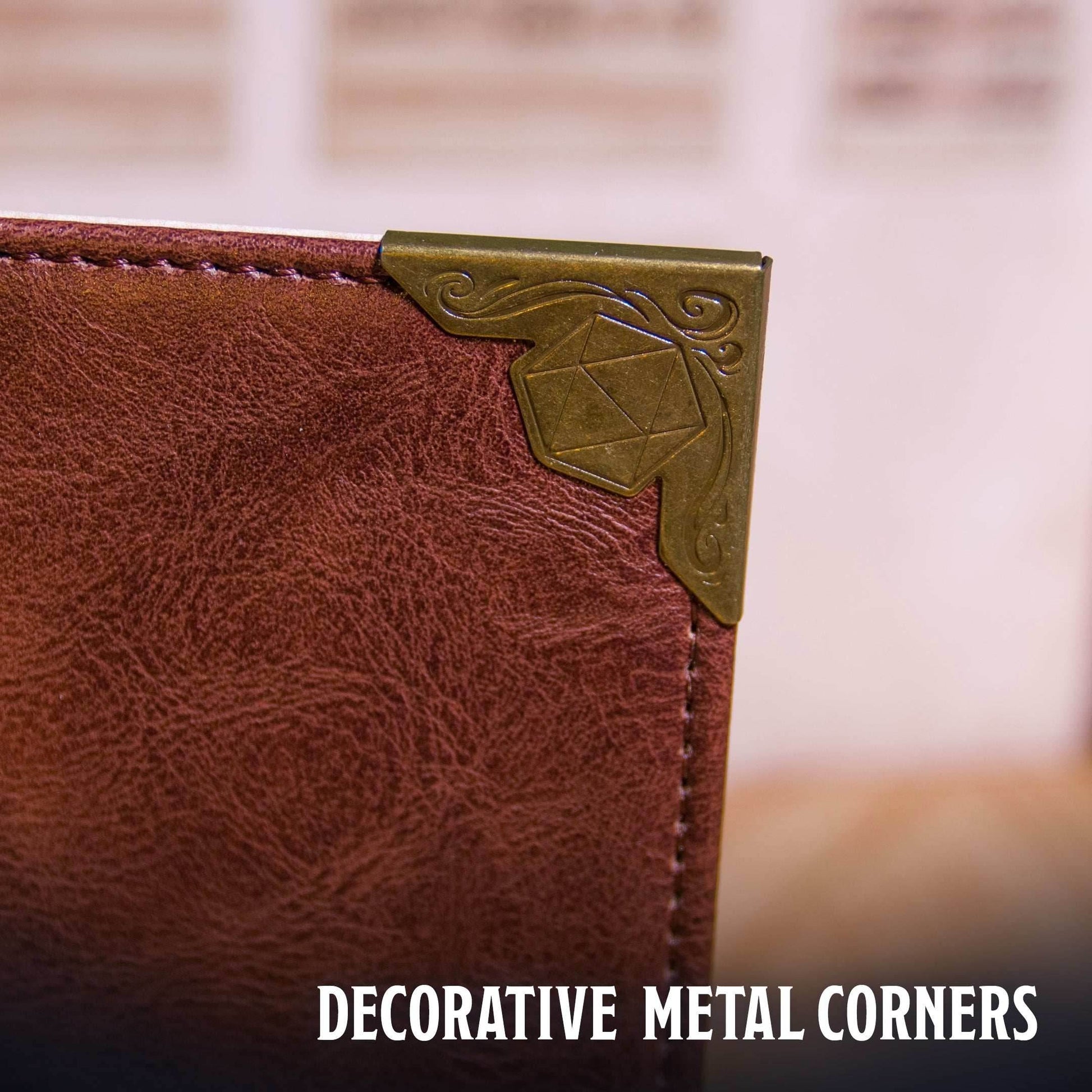 Ultimate Game Master Screen - Magnetic Modular DM Screen for D&D, Pathfinder & TTRPGs - Portrait / Brown