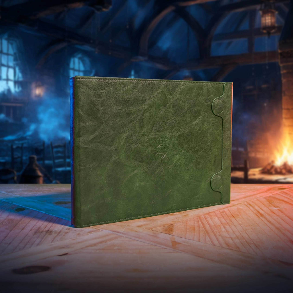 Ultimate Game Master Screen - Magnetic Modular DM Screen for D&D, Pathfinder & TTRPGs - Portrait / Brown