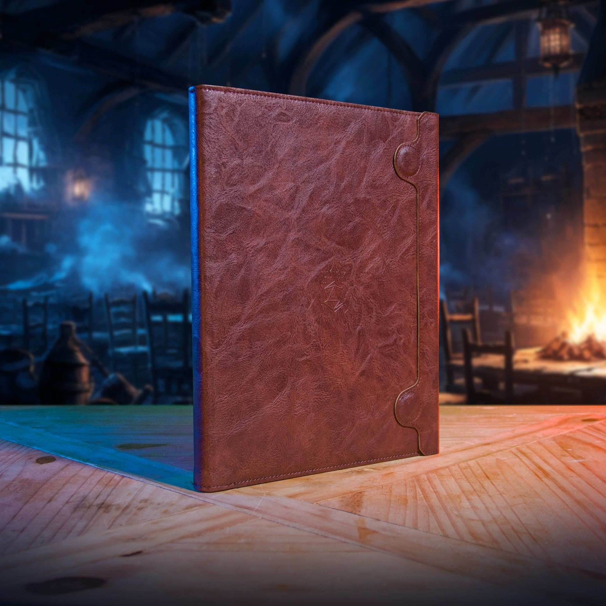 Ultimate Game Master Screen - Magnetic Modular DM Screen for D&D, Pathfinder & TTRPGs - Portrait / Brown