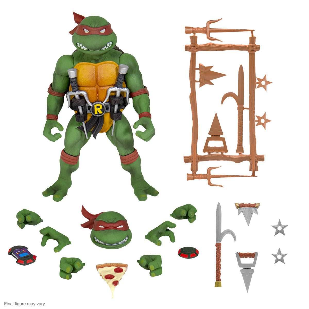 Super7 x Teenage Mutant Ninja Turtles Ultimates Raphael V2 Action Figure TMNT - 
