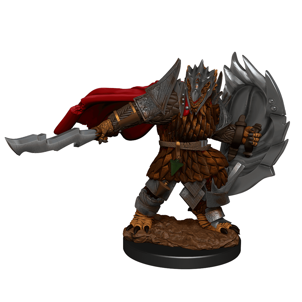 D&D: Nolzur's Marvelous Miniatures - Dragonborn Fighter Male - 