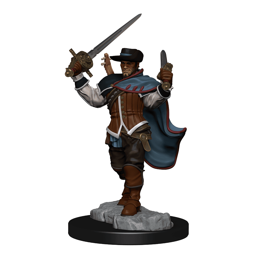 D&D: Nolzur's Marvelous Miniatures - Human Bard Male - 